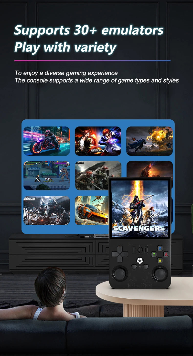 Superconsole™ Original R36MAX – Consolă Retro Portabilă cu Ecran IPS 4,0″, Sistem Linux și +20.000 de Jocuri